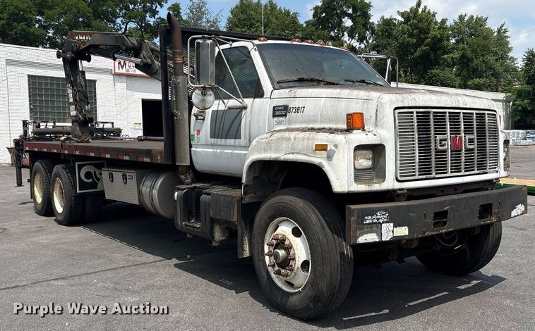 image for item EC4355 2000 GMC C8500 crane truck
