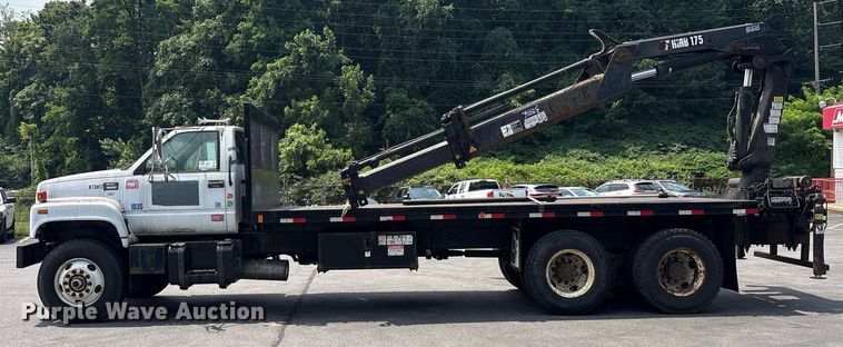 image for item EC4355 2000 GMC C8500 crane truck