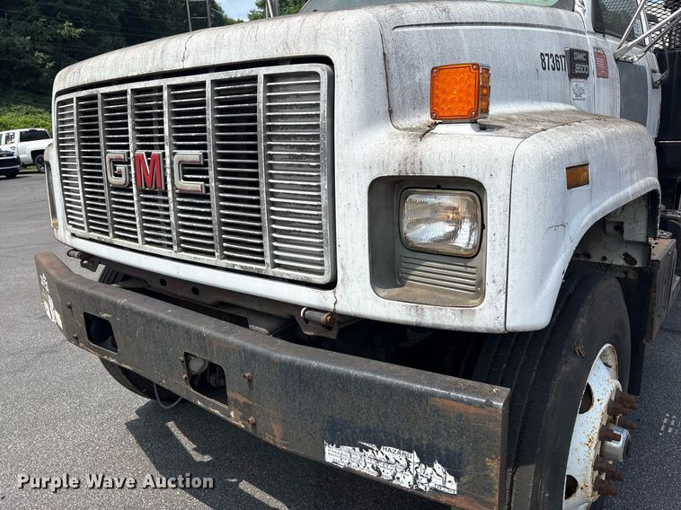image for item EC4355 2000 GMC C8500 crane truck