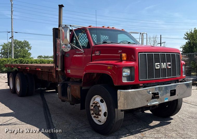 image for item EC4356 2002 GMC C8500 flatbed truck