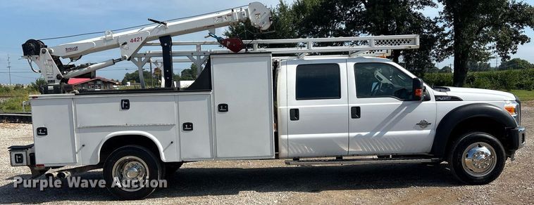 image for item EC4368 2016 Ford F450 Super Duty Crew Cab utility / service truck