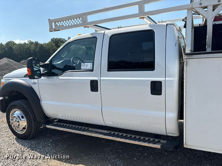 image for item EC4368 2016 Ford F450 Super Duty Crew Cab utility / service truck