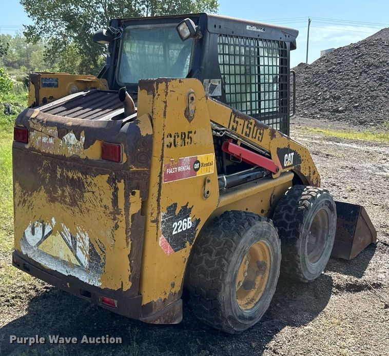 MINI CARGADOR SOBRE RUEDAS 2012 CATERPILLAR 226B3