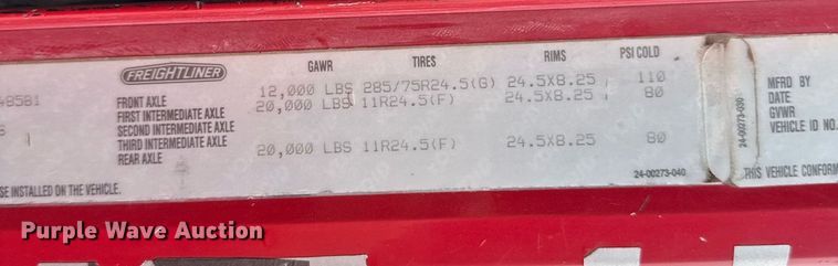 image for item ED4333 1995 Freightliner FLD 112 dump truck