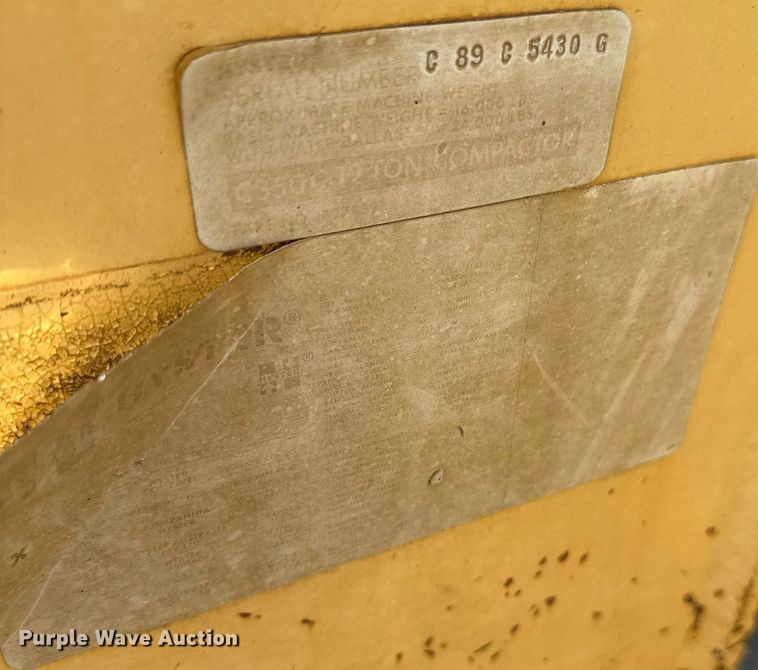 image for item ED4343 Hyster C350C double drum roller