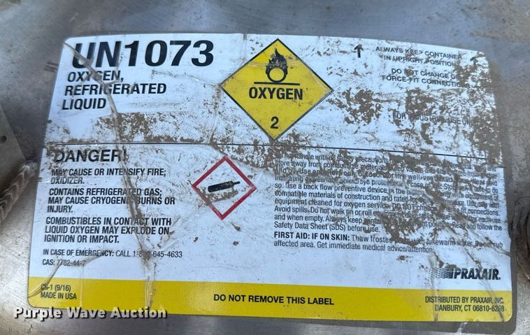 image for item ED4387 (2) refrigerated liquid O2 tanks