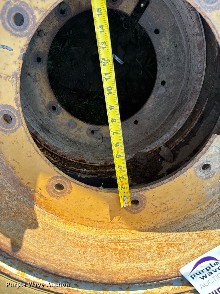 image for item ED4391 (2) 15.5-25 tires and wheels