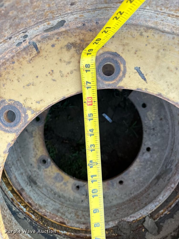 image for item ED4391 (2) 15.5-25 tires and wheels