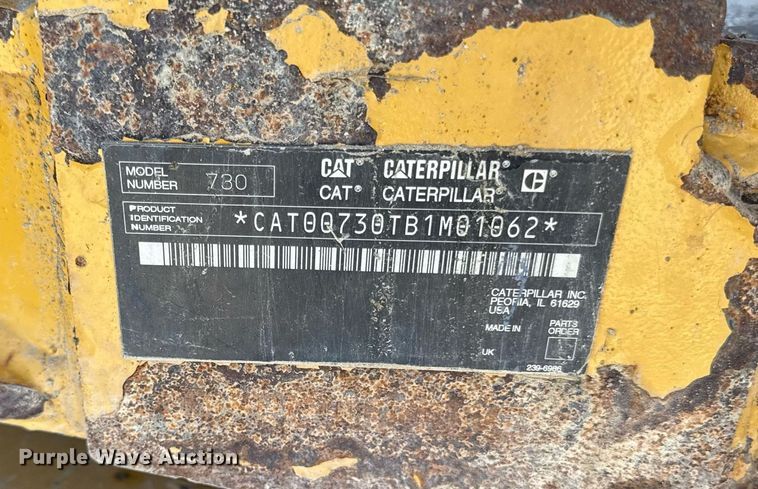 image for item ED4395 2007 Caterpillar 730 articulated haul truck