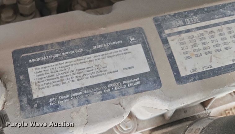 image for item EF1791 1998 Ingersoll-Rand P100WJD air compressor