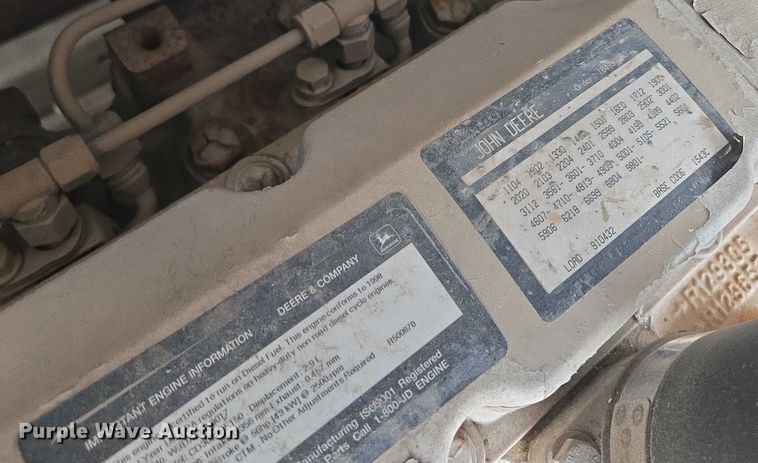 image for item EF1791 1998 Ingersoll-Rand P100WJD air compressor