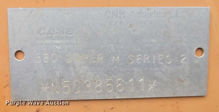 image for item EF1811 2005 Case 580 Super M backhoe