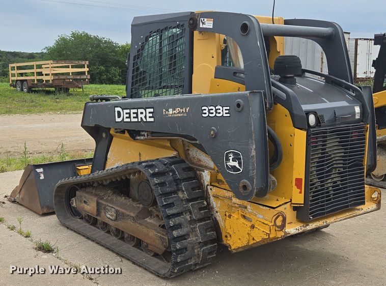 image for item EF1812 2015 John Deere 333E tracked skid steer loader
