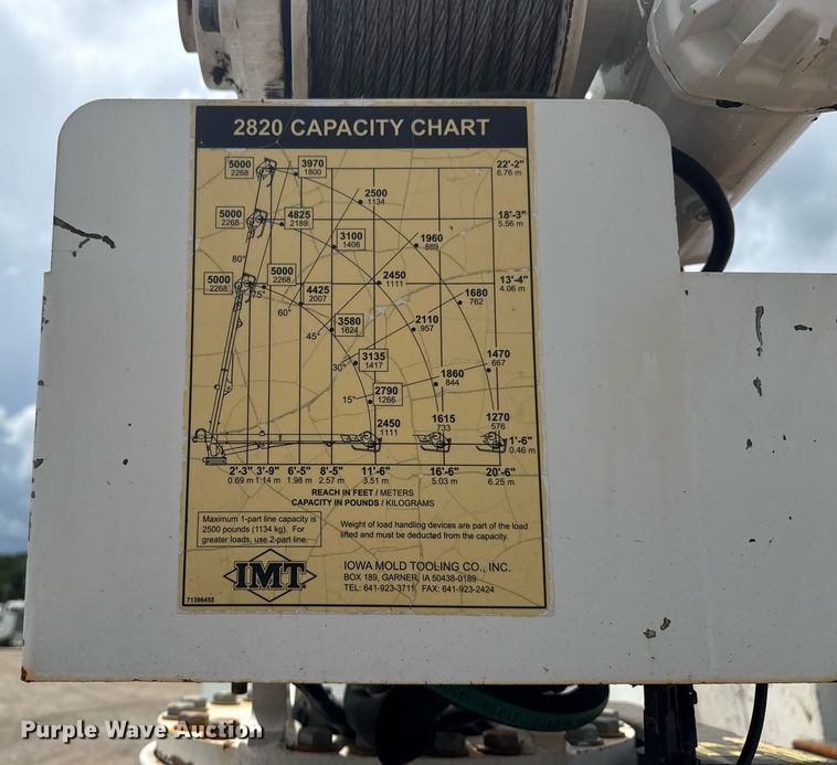 image for item EG5976 2012 Freightliner Business Class M2 Ext. Cab utility / service truck