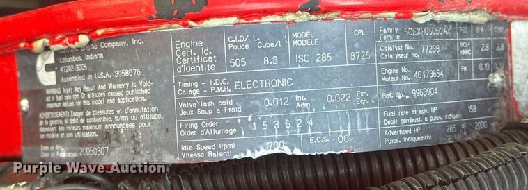 image for item EG5995 2007 Peterbilt 335 utility / service truck