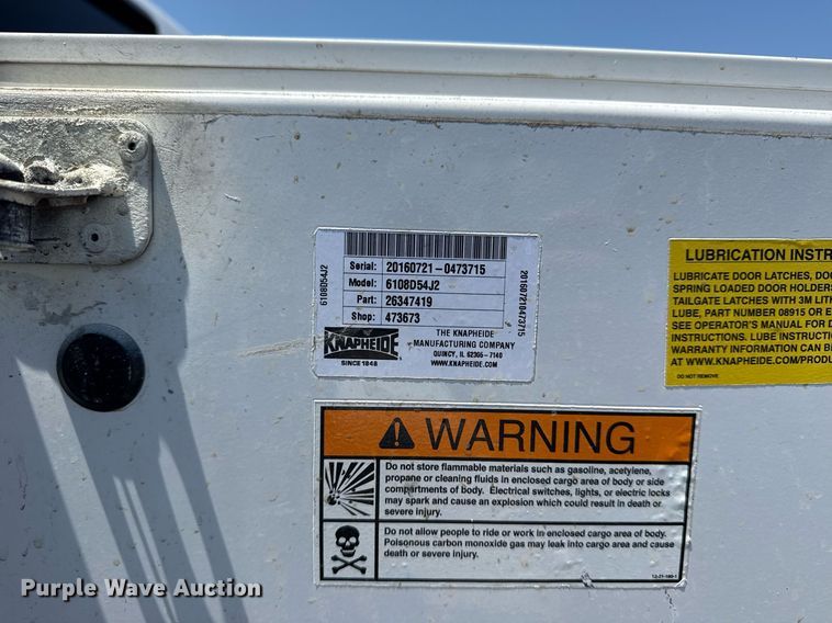 image for item EG6057 2015 Chevrolet Silverado 2500HD utility bed pickup truck