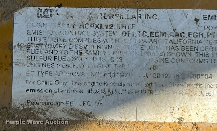 image for item EK8365 2018 Caterpillar 349FL excavator