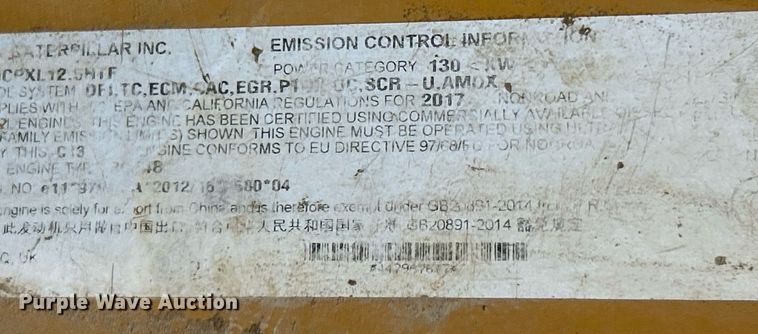 image for item EK8365 2018 Caterpillar 349FL excavator