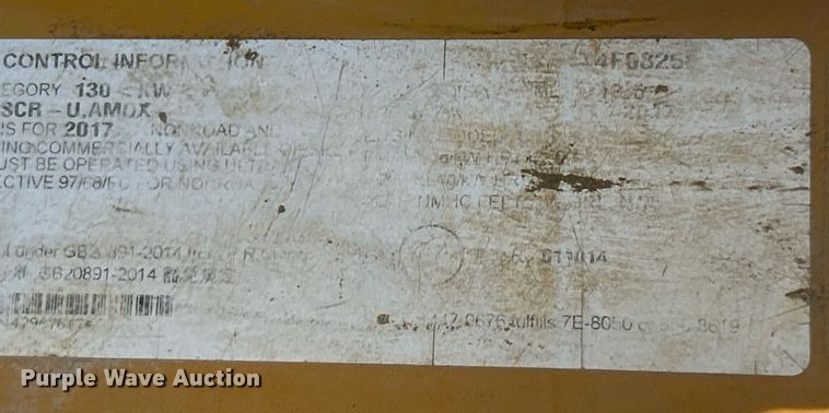 image for item EK8365 2018 Caterpillar 349FL excavator