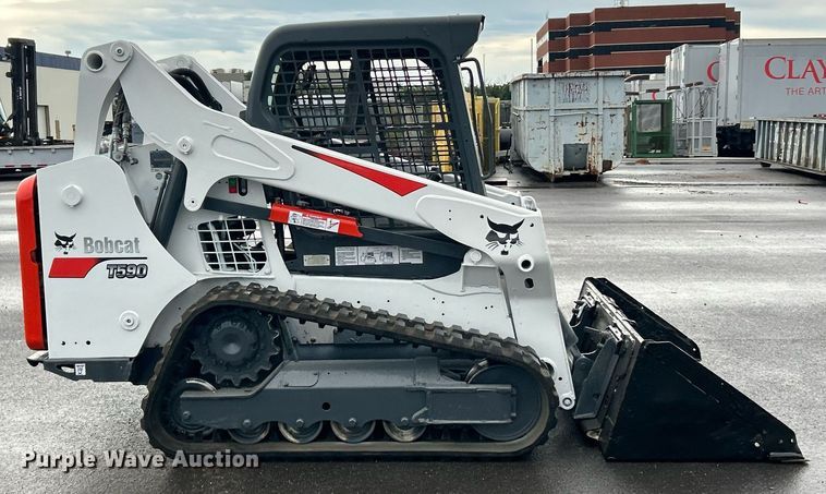 MINI CARGADOR SOBRE ORUGAS 2016 BOBCAT T590