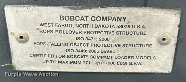 image for item EK8377 2016 Bobcat T590 tracked skid steer loader