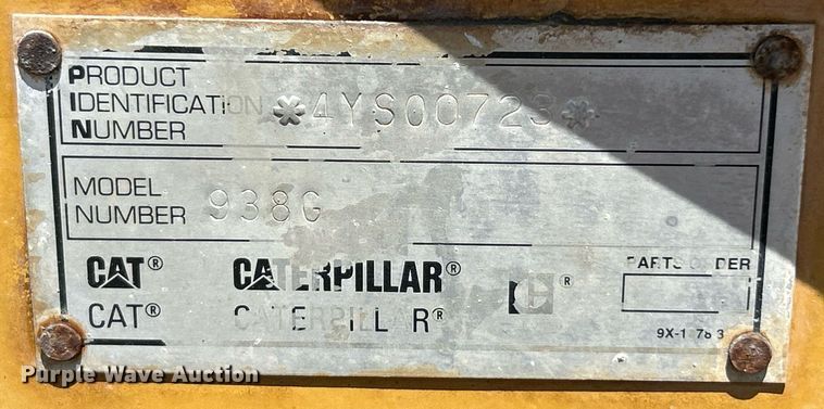image for item EK8388 1998 Caterpillar 938G wheel loader