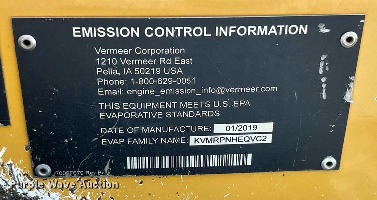 image for item EK8390 2019 Vermeer RTX250 trencher