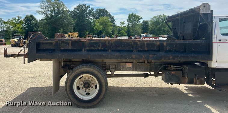 image for item EK8427 1998 Ford F800 dump truck