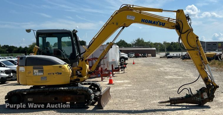 EXCAVADORA 2008 KOMATSU PC78MR6