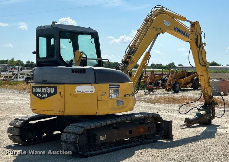 EXCAVADORA 2008 KOMATSU PC78MR6
