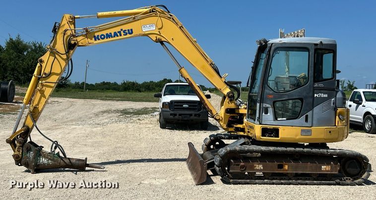 image for item EK8428 2008 Komatsu PC78MR-6 mini excavator