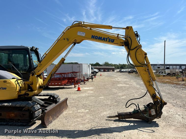 image for item EK8428 2008 Komatsu PC78MR-6 mini excavator