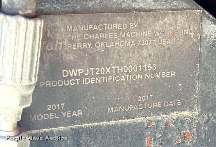 image for item EK8432 2017 Ditch Witch JT20 directional boring unit