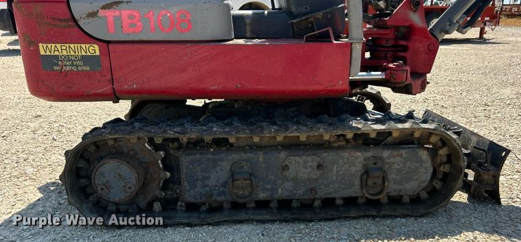 image for item EK8434 2003 Takeuchi TB108 mini excavator