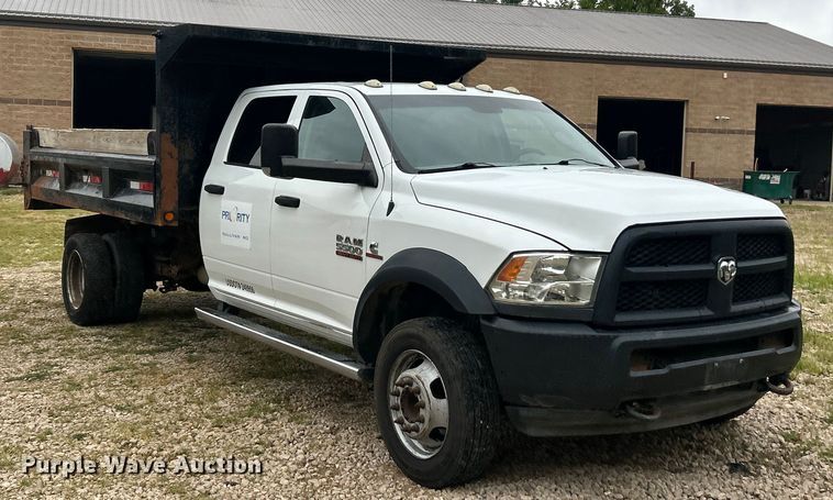 image for item EK8450 2014 Dodge Ram 5500  Crew Cab dump truck