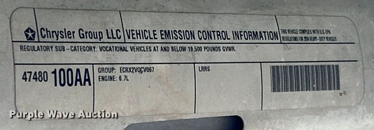 image for item EK8450 2014 Dodge Ram 5500  Crew Cab dump truck