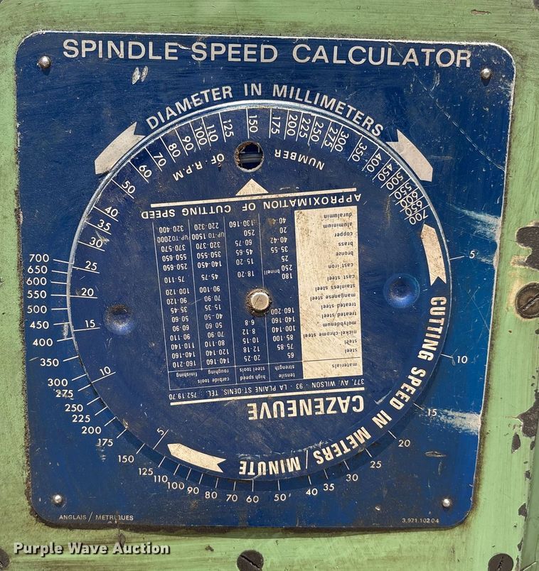 image for item EM0500 Cazeneuve HB 575 lathe