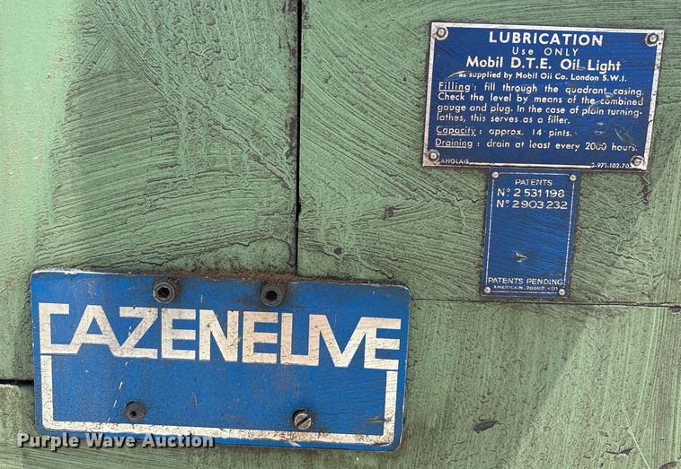 image for item EM0500 Cazeneuve HB 575 lathe