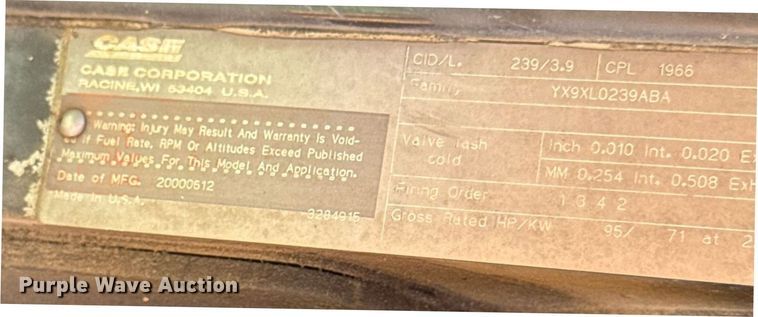 image for item EM2189 2000 Case 580 Super L Series II backhoe