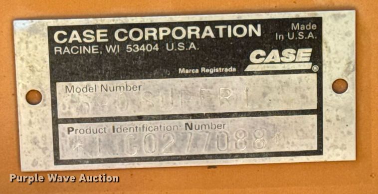 image for item EM2189 2000 Case 580 Super L Series II backhoe