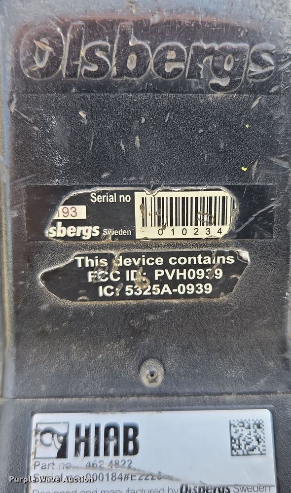 image for item EM7481 Hiab 335K-4 Hipro truck mounted crane