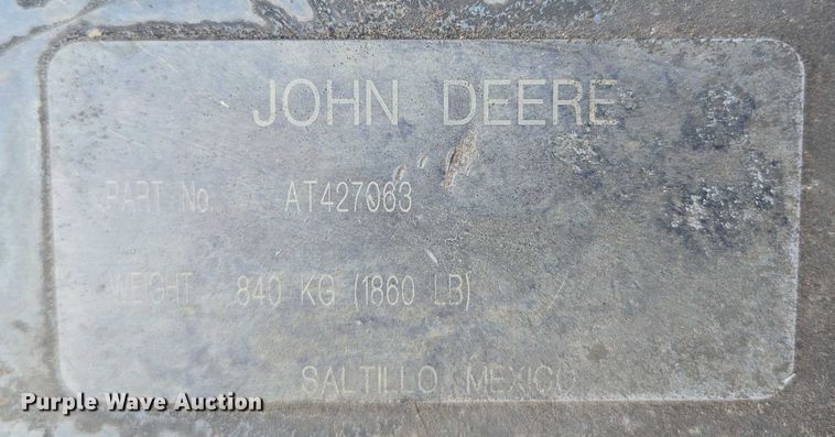 image for item EN2023 John Deere AT427063 dozer blade push arms