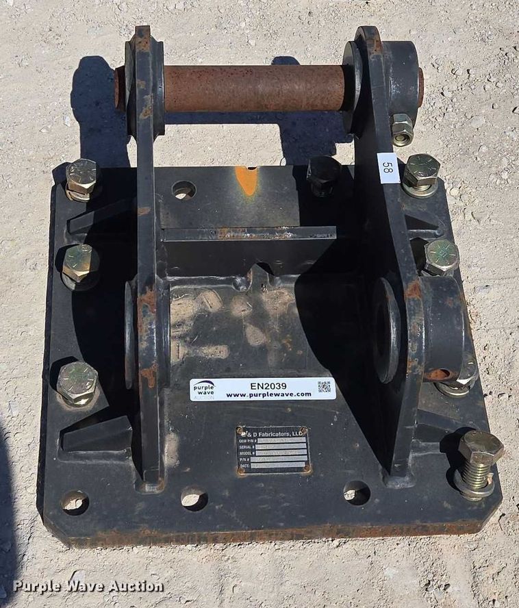 image for item EN2039 (4) B&D Fabricators excavator top mounts