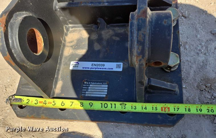 image for item EN2039 (4) B&D Fabricators excavator top mounts