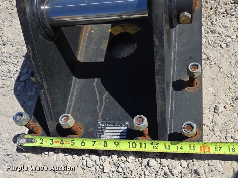 image for item EN2039 (4) B&D Fabricators excavator top mounts