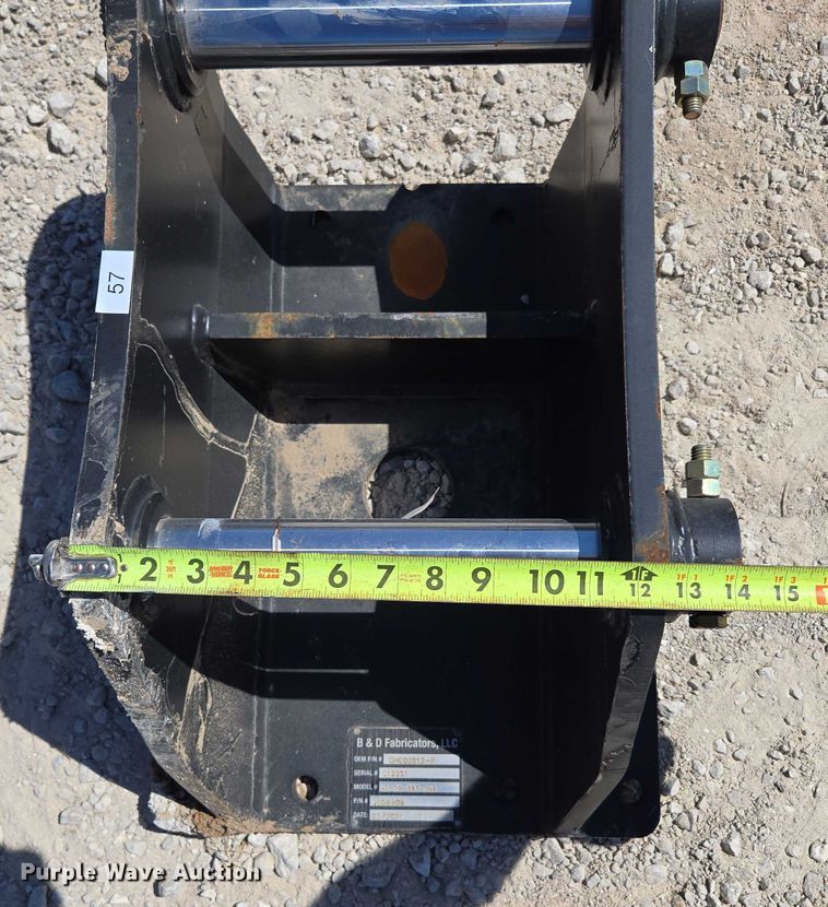 image for item EN2039 (4) B&D Fabricators excavator top mounts