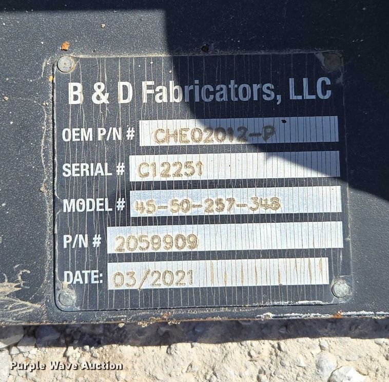 image for item EN2039 (4) B&D Fabricators excavator top mounts