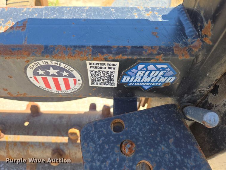 image for item EN2059 Blue Diamond 132015 skid steer power rake