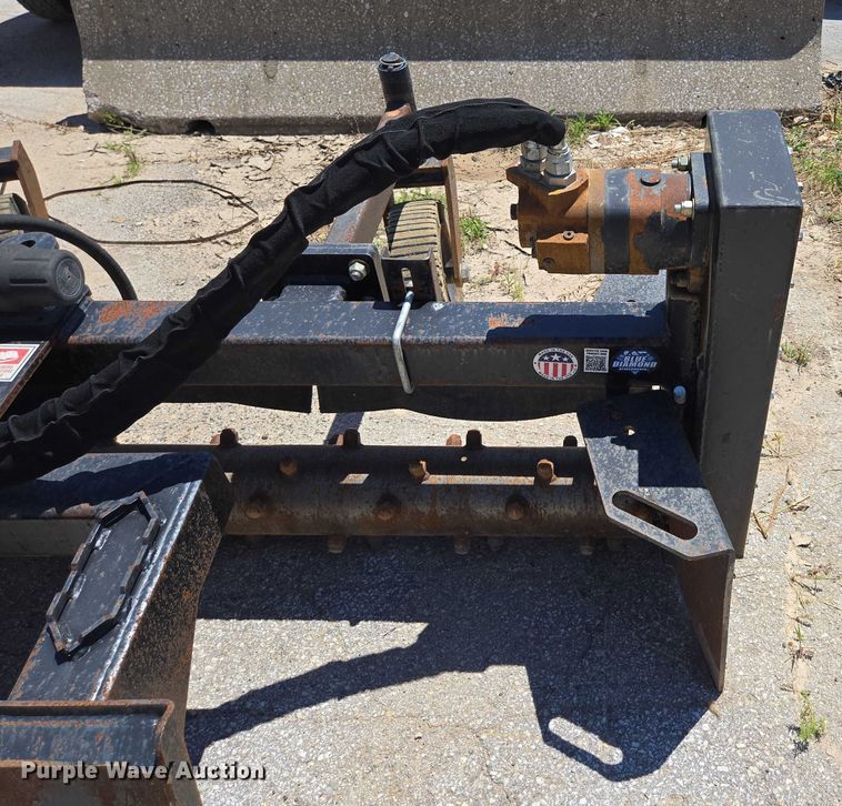 image for item EN2059 Blue Diamond 132015 skid steer power rake