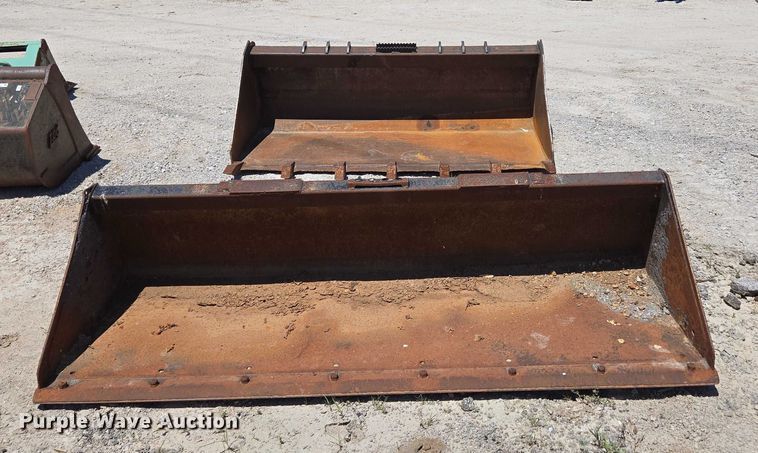 image for item EN2060 (2) skid steer buckets